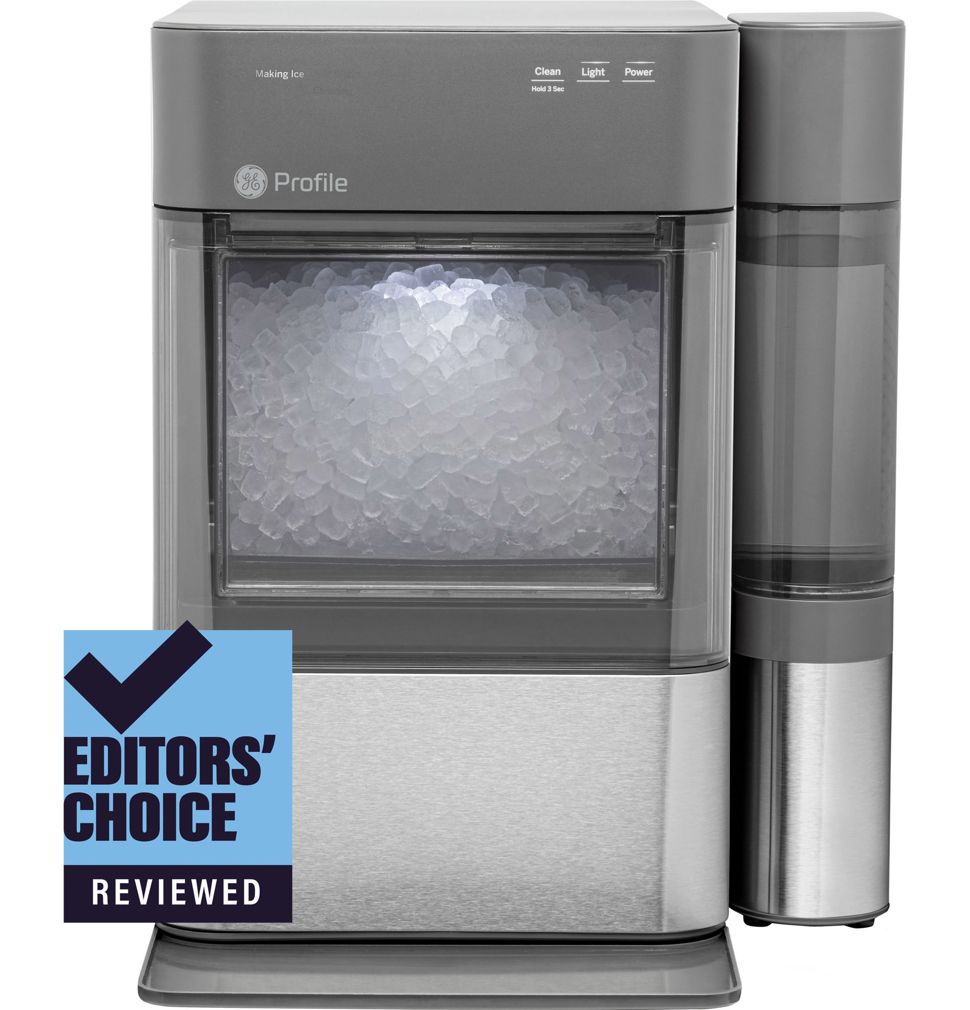 XPIO13SCSS GE Profile Opal 2.0 Nugget Ice Maker + Side Tank