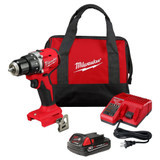 Milwaukee m18 compact 12 in drilldriver kit 3601 21p 28989