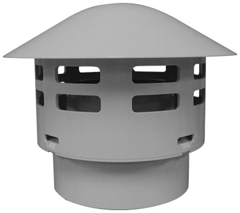 Pvc rain cap outlet