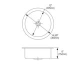 E L U H12 F B topfront dim