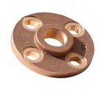 Brass threaded flange mwr