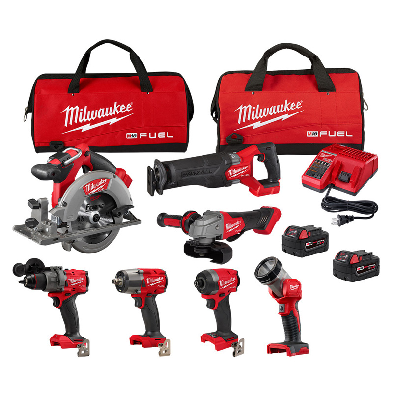 Milwaukee Tool 3697-27 M18 FUEL™ 7-Tool Combo Kit | Coburn Supply