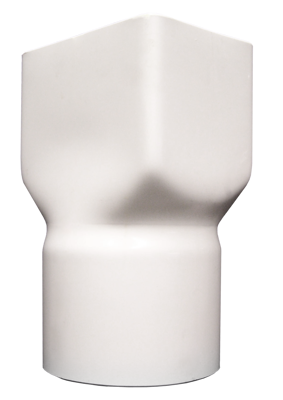 4x6x6 100x150x150 mm Downspout Adapter