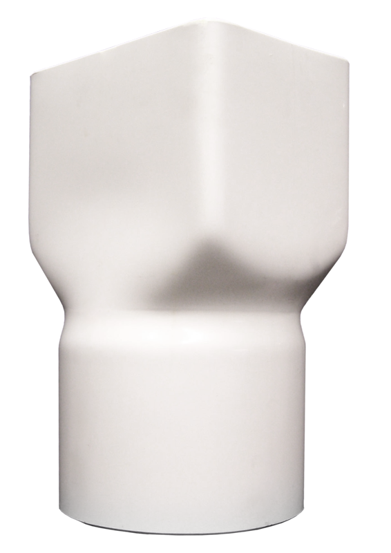 4x6x6 100x150x150 mm Downspout Adapter