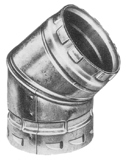 6 E45 Amerivent 45 Degree Adjustable Elbow B Vent 1388 av e45 tbgv45 degreeelbow