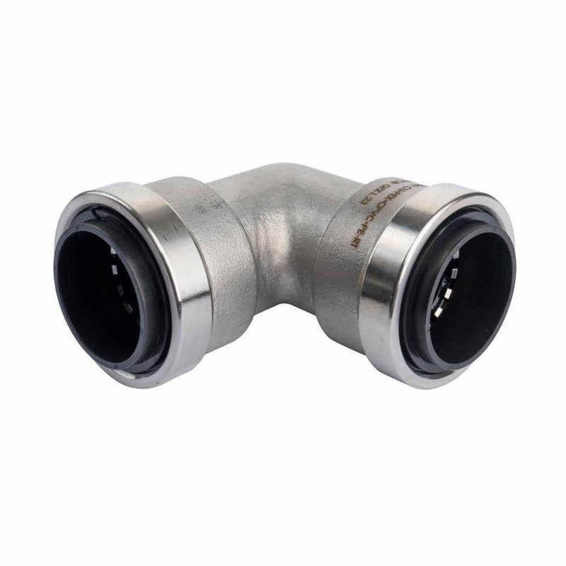 Stainless steel quickfitting black pipe fittings ss863r 64 1000