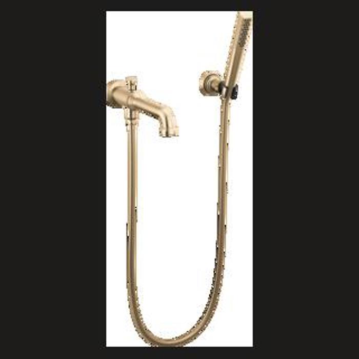 T5784-CZ-PR-LHP-WL Delta Broderick Wall Mount Tub Filler Trim with