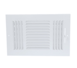 S E L6050804 C W 10in X6in Sidewall Register 3 Way Stamped Steel 1 2 Fin 300dpi01