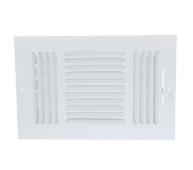 S E L6050804 C W 10in X6in Sidewall Register 3 Way Stamped Steel 1 2 Fin 300dpi01