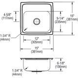 B L R1560 topfront dim