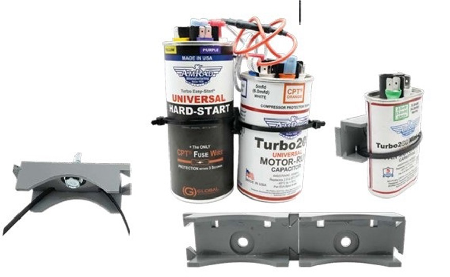 UNIT/04×CAMP GEEKS Round Plate 154mm UCM UNIVERSAL CAPACITOR MOUNTING BRACKET | Coburn Supply