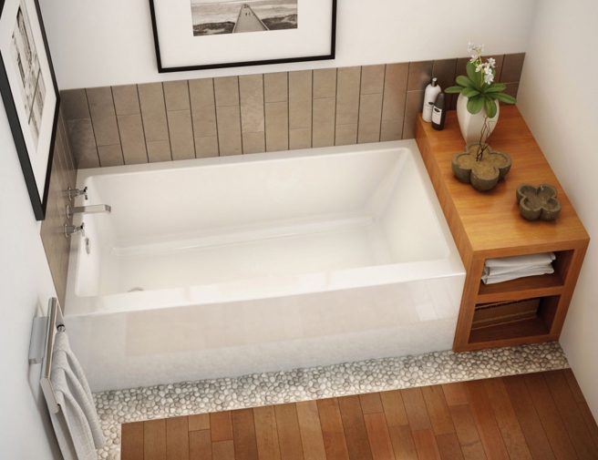 ブランドルライン BRANDLE-LINEBLACKSERIES VESUVIO 105705-L-000-001 Maax Rubix 59.75 in X 32 in Alcove Bathtub With
