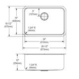 E L U H241610 topfront dim