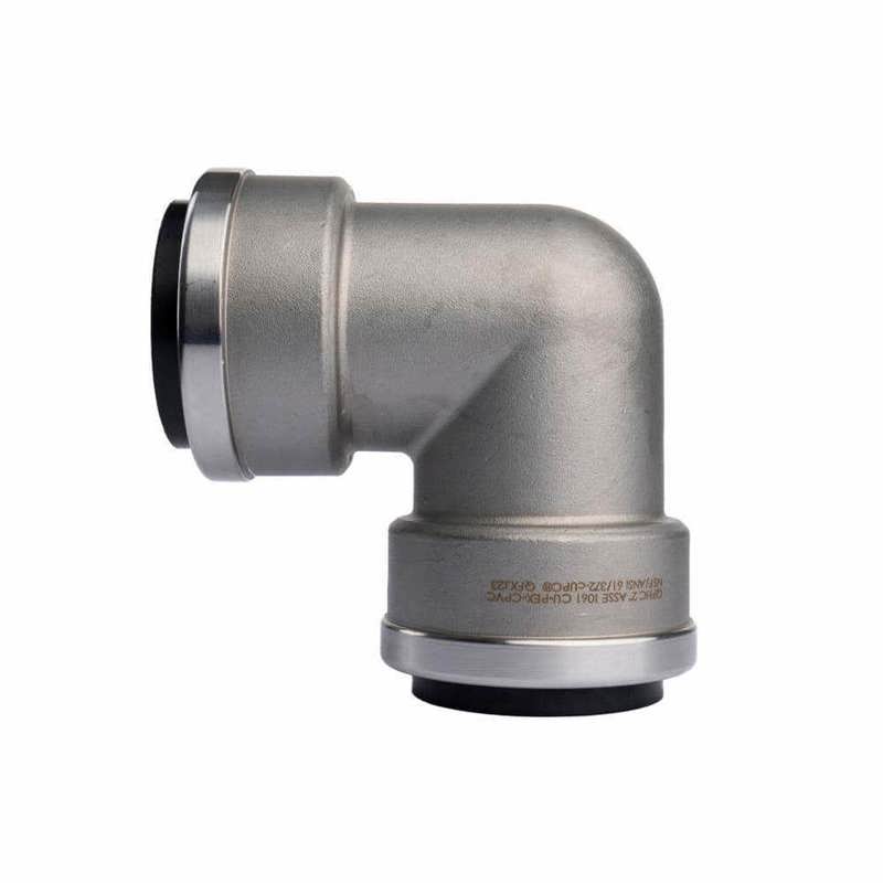 Stainless steel quickfitting black pipe fittings ss873r 64 1000