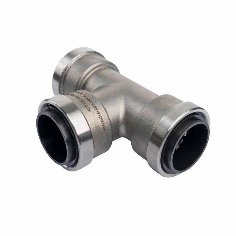 Stainless steel quickfitting black pipe fittings ss864r 64 1000