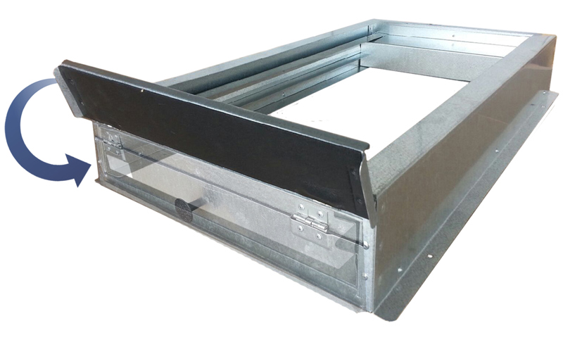 Furnace filter rack