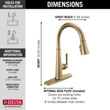 9182 C Z P R D S T Kitchen Specs Infographic W E B